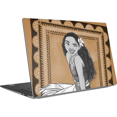 Disney Princess Moana Winking Art Dell XPS Skin